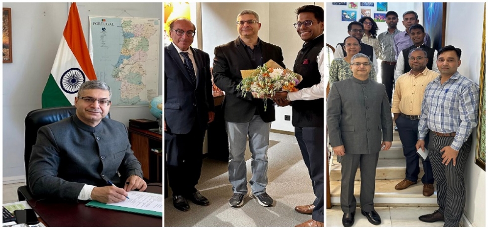 Ambassador , Sh. Puneet R. Kundal, arrived in Lisbon on 11th September and assumed charge on 12th September 2024